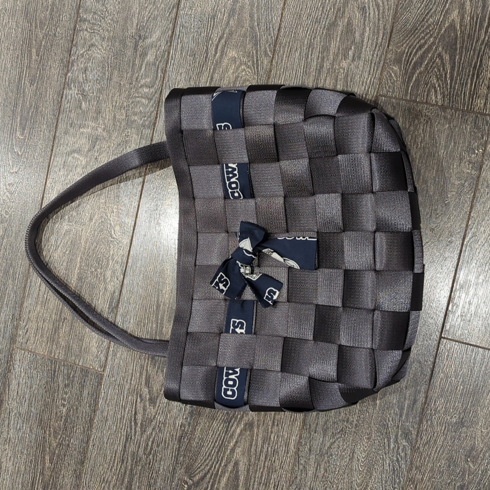 Dallas Texas Cowboys Seatbelt Bag Gray Ribbon 14x13x6